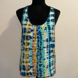 Floral/Tie Dye Tank Top